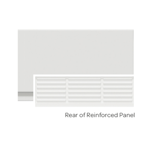 KARTELL K-VIT Sonic Reinforced End Bath Panel White 520x700mm