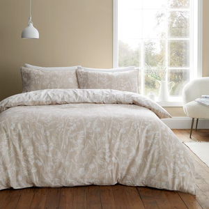 BIANCA KING DUVET COVER Brushed Floral Toile