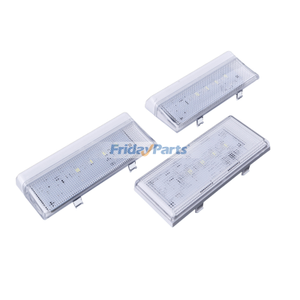 LED Light Set With Tapered Lens and Bezel W10515057 W10515058 for Whirlpool Kenmore Maytag Refrigerators