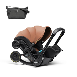 Doona X Infant Car Seat & Stroller with Essential Bag - Terracotta