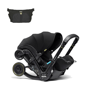 Doona X Infant Car Seat & Stroller with Essential Bag - Nitro Black
