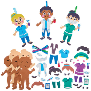 Kits de décoration mixtes docteur et infirmière