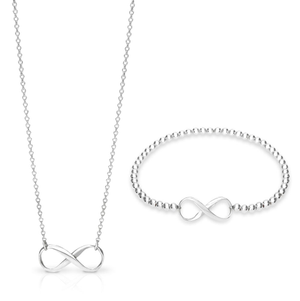 Signature Silver Infinity IMERAKI Jewellery Set