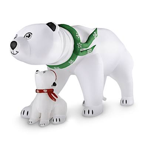 16-Foot-Long Polar Bear Mother And Cub Inflatable