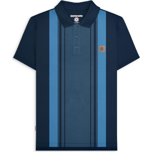 Lambretta Mens Classic Polo Short Sleeve Polo Shirt - L / Navy Moonlit Ocean