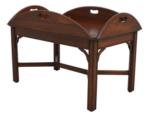 Henkel Harris Walnut Chippendale Butler Coffee Table