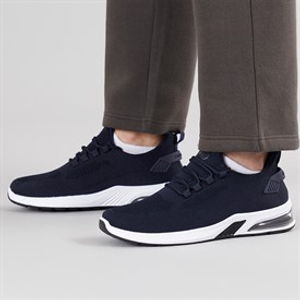 Crosshatch Mens Sandholt Trainers Navy