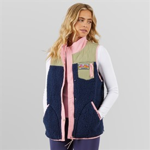 Lagooners Womens Essy Borg Gilet Multi