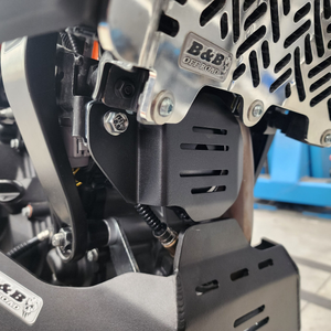 Horn Shield & Relocation Bracket - KTM 390 Adventure R/Adventure X/Enduro R/SMC R 25-26 - Black PC