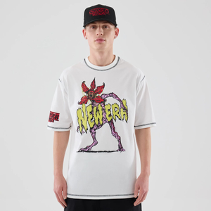 Stranger Things White Oversized T-Shirt