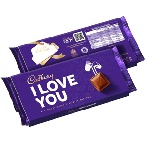 Cadbury Dairy Milk "I Love You" Chocolate Bar With Sleeve 110g