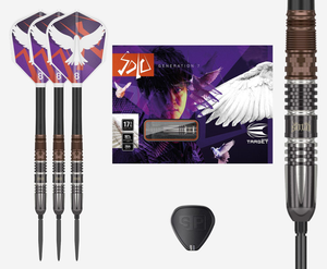 Target Darts Keita Ono Solo G7 90% Tungsten 20.5G Swiss Point Steel Tip Darts Set