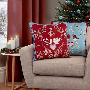 Love & Peace Cushion Cover 45cm x 45cm - 2pack