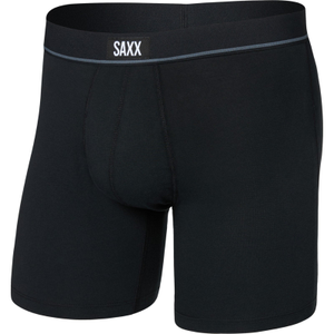 Saxx Mens BallPark Boxer Briefs - L / Black