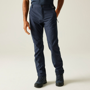 Regatta Mens Geo Softshell II Waterproof Walking Trousers - 34 L / Navy