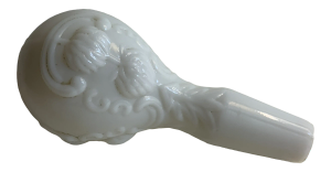 Antique Milk Glass Bottle Stopper