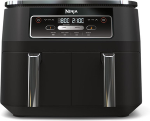 Ninja, AF200UK, 4-in-1 Dual Zone Air Fryer 7.6L, Black