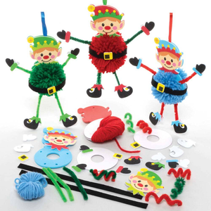 Kits de Lutin de Noël en pompons
