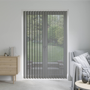 Orlando Cosmic Grey Vertical Blinds: 1360mm x 1990mm Recess