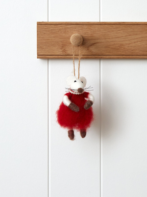 Mrs Mouse Decoration
