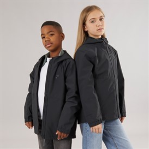 Sprayway Junior Hergen 2-layer Hydrodry Waterproof Jacket Black/Black
