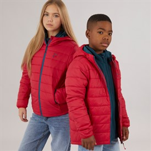 Sprayway Junior Boys Neb TecSHELL™ Insulated Padded Jacket Jalapeno