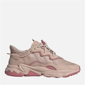 adidas Originals Womens Ozweego Trainers Wonder Taupe/Pink Strata/Wonder Taupe