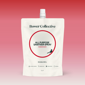 Bower All Purpose Sanitiser Spray Refill – Pomegranate 1L