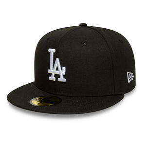 LA Dodgers MLB Black 59FIFTY Fitted Cap