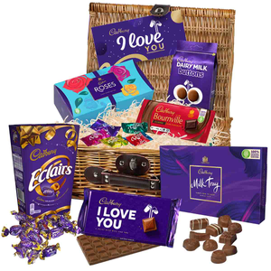 Cadbury "I Love You" Chocolate Basket