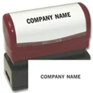 Single Line Custom Pre-Inked Stamp