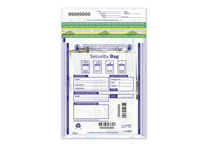 15 x 20" Single Pocket Deposit Bag, Clear