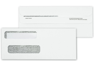 Confidential 2-Window Envelope Self Seal 8-5/8 x 3-5/8