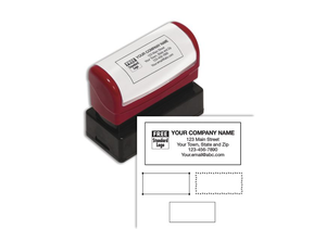 Pre-Inked Name and Address Stamp - 5 Lines