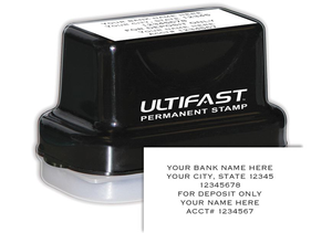 Endorsement Stamp For Security Bags & Deposit Tickets