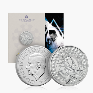 Freddie Mercury 2025 UK £5 Brilliant Uncirculated Coin
