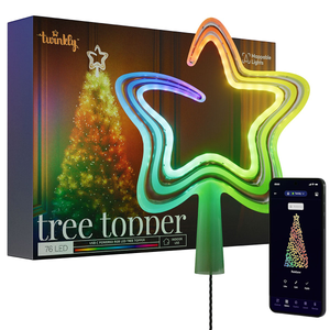 28cm Twinkly Smart App Controlled Christmas Star Tree Topper