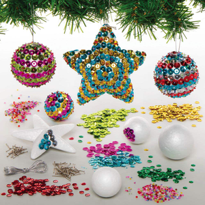 Sequin Bauble Kits Bumper Tub