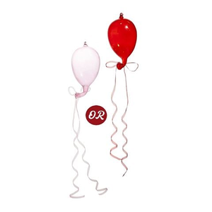 Raz - A Blushing Holiday Balloon Ornament Assorted