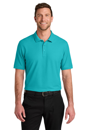 Port Authority Embroidered Men's Wearever Signature Pique Polo
