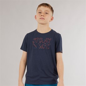 Sprayway Junior Boys Scribe Graphic T-Shirt Light Blazer