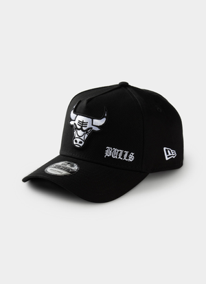 New Era NBA 9Forty A-Frame Chicago Bulls Gothic Flawless Snapback Cap