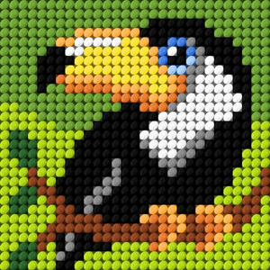 Kit canevas enfant - Le toucan