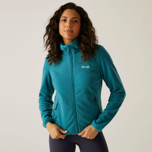 Regatta Womens Floreo IV Full Zip Soft Fleece Jacket - 26 / Storm Blue