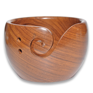 Bol pour pelote de laine en bois de shessham Durable