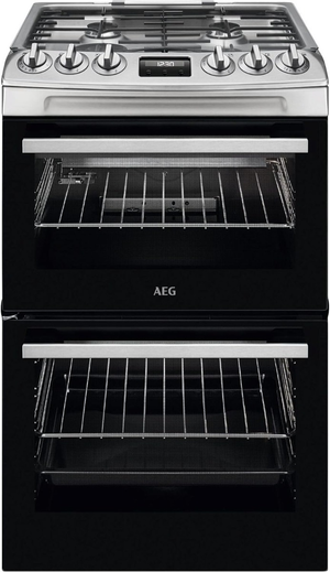 AEG CGX1130ACM Freestanding Double Gas Oven With 4 Zone Cooker Gas Hob 83L / 36L