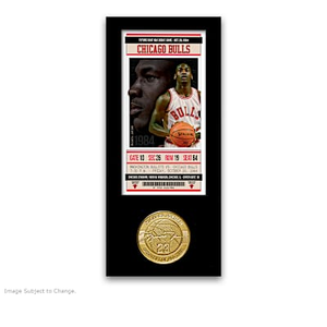 The Michael Jordan Ticket And Coin Collection