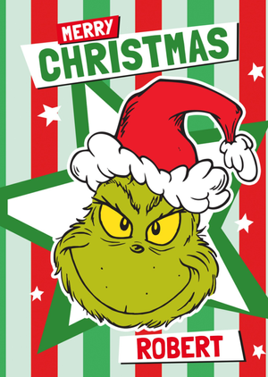 The Grinch Merry Christmas Card