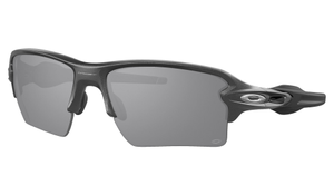Oakley Flak 2.0 XL Prescription Sunglasses - Steel, Oakley Black Iridium Polarised