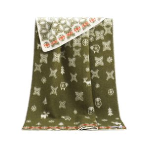Winter Forest Wool Blanket